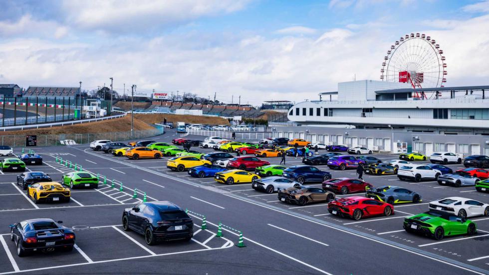Η μεγαλύτερη μάζωξη Lamborghini στον κόσμο έγινε στη Suzuka!